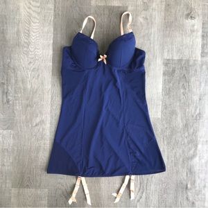 Royal Blue Lingerie Slip Dress ♡